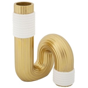 Mauro Ferretti Bann vaso 10,7x10,7x18,3 cm oro bianco