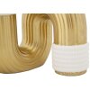 Mauro Ferretti Bann vaso 10,5x10,5x12,7 cm bianco oro