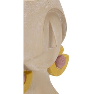 Mauro Ferretti Vaso Elegant 24,5x20,5x26 cm crema
