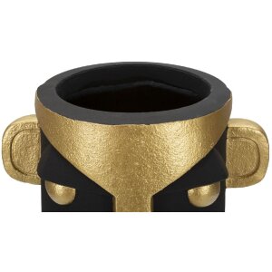 Mauro Ferretti vaso Tribal30x23,5x40 cm oro nero