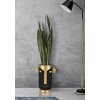 Mauro Ferretti vaso Tribal30x23,5x40 cm oro nero