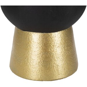 Mauro Ferretti Vaso Tribal Ø 21x45 cm oro nero