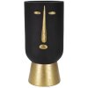 Mauro Ferretti Vaso Tribal Ø 21x45 cm oro nero