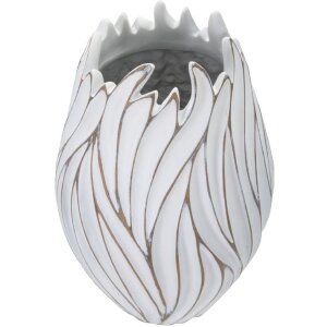 Mauro Ferretti Vaso Honduras Ø 27x41,5 cm bianco...