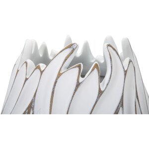 Mauro Ferretti Vaso Honduras Ø 27x41,5 cm bianco lavato