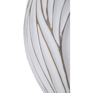 Mauro Ferretti Vaso Honduras Ø 27x41,5 cm bianco lavato