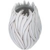 Mauro Ferretti Vaso Honduras Ø 27x41,5 cm bianco lavato