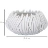 Mauro Ferretti Cachepot Honduras Ø 40x20 cm bianco lavato