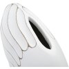 Mauro Ferretti Vaso Lines 34x11,5x24,5 cm bianco lavato