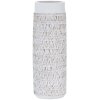 Mauro Ferretti vaso Nairobi ovale 19x12x50 cm bianco lavato