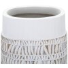 Mauro Ferretti vaso Nairobi ovale 19x12x50 cm bianco lavato