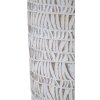 Mauro Ferretti vaso Nairobi ovale 19x12x50 cm bianco lavato