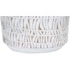 Mauro Ferretti vaso Nairobi ovale 19x12x50 cm bianco lavato