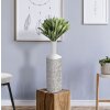Mauro Ferretti vaso bottiglia Nairobi Ø 15x49,5 cm bianco lavato