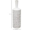Mauro Ferretti vaso bottiglia Nairobi Ø 15x49,5 cm bianco lavato