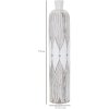 Mauro Ferretti Vaso Atene Ø 15,5x74 cm bianco lavato