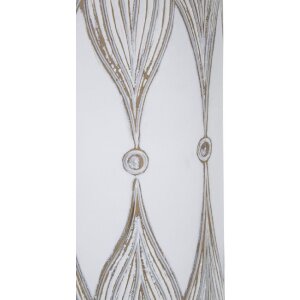 Mauro Ferretti vaso Atene Ø 15x60 cm bianco lavato