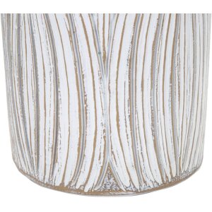 Mauro Ferretti vaso Atene Ø 15x60 cm bianco lavato