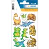 Etichette decorative Dinos 3 fogli