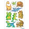 Etichette decorative Dinos 3 fogli