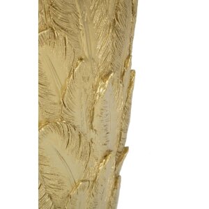 Mauro Ferretti vaso piume 34,5x34x91 cm color oro