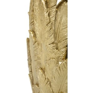 Mauro Ferretti vaso piume 32x34x80 cm color oro
