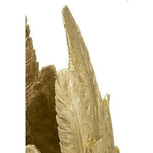 Mauro Ferretti vaso piume 32x34x80 cm color oro