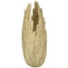 Mauro Ferretti vaso piume 32x34x80 cm color oro