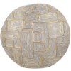 Mauro Ferretti Vaso Eklipsen 48x13x44,5 cm bianco oro