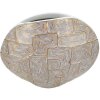 Mauro Ferretti Vaso Eklipsen 48x13x44,5 cm bianco oro