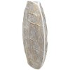 Mauro Ferretti Vaso Eklipsen 48x13x44,5 cm bianco oro