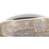Mauro Ferretti Vaso Eklipsen 48x13x44,5 cm bianco oro