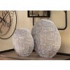 Mauro Ferretti Vaso Eklipsen 48x13x44,5 cm bianco oro