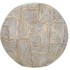 Mauro Ferretti Vaso Eklipsen 36x11x34,5 cm bianco oro