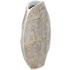 Mauro Ferretti Vaso Eklipsen 36x11x34,5 cm bianco oro