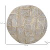 Mauro Ferretti Vaso Eklipsen 36x11x34,5 cm bianco oro