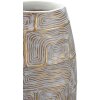 Mauro Ferretti vaso Eklips tower 24x11,5x59,5 cm bianco oro