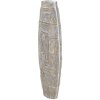 Mauro Ferretti vaso Eklips tower 24x11,5x59,5 cm bianco oro