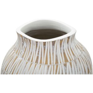 Mauro Ferretti Stiky vaso Ø 23x50 cm bianco oro
