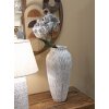 Mauro Ferretti Stiky vaso Ø 23x50 cm bianco oro
