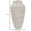 Mauro Ferretti Stiky vaso Ø 22x44 cm bianco oro