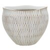 Mauro Ferretti Stiky cachepot Ø 30,5x24,5 cm oro bianco