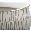 Mauro Ferretti Stiky cachepot Ø 30,5x24,5 cm oro bianco