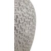 Mauro Ferretti Vaso Wave Ø 19,5x34 cm bianco oro
