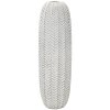 Mauro Ferretti vaso a foglia Ø 20x67 cm oro bianco