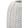 Mauro Ferretti vaso a foglia Ø 20x67 cm oro bianco