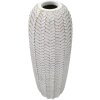 Mauro Ferretti vaso a foglia Ø 20x67 cm oro bianco