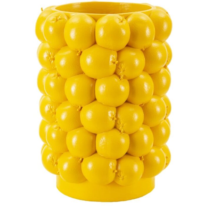 Mauro Ferretti vaso limoni Ø 21x28 cm giallo