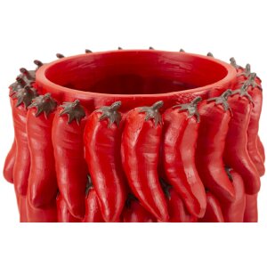 Mauro Ferretti Vaso Chilli Ø 20x34 cm rosso