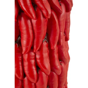 Mauro Ferretti Vaso Chilli Ø 20x34 cm rosso